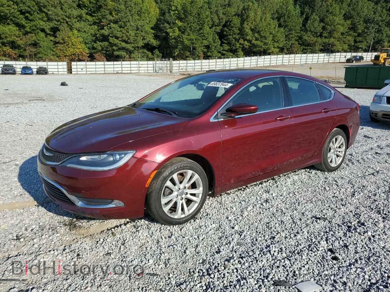 Фотография 1C3CCCABXGN169143 - CHRYSLER 200 2016