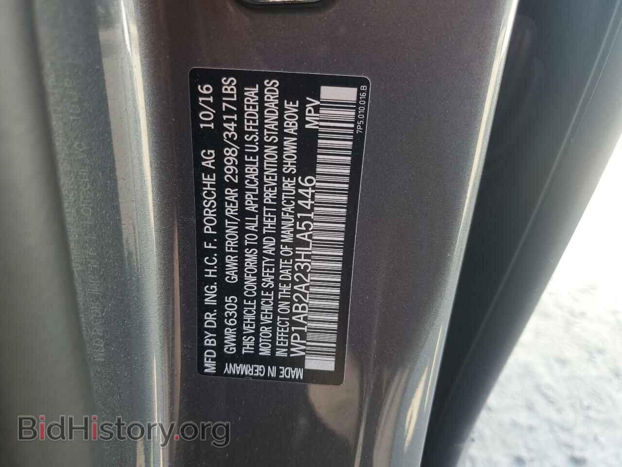 2017 PORSCHE CAYENNE - VIN: WP1AB2A23HLA51446 - Фото 13