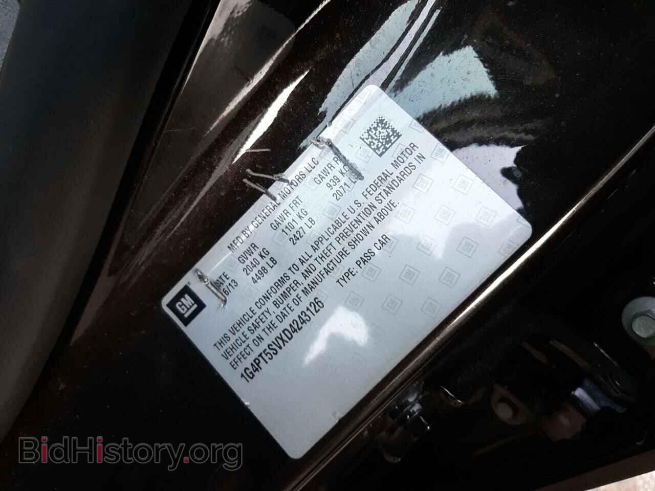 2013 BUICK VERANO - VIN: 1G4PT5SVXD4243126 - Фото 12