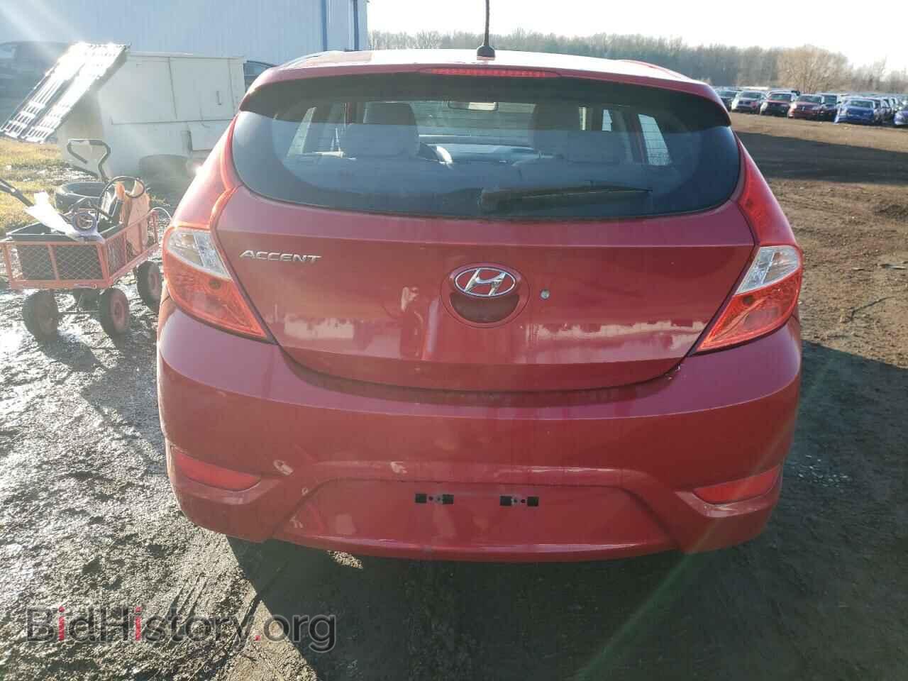 2012 HYUNDAI ACCENT - VIN: KMHCU5AE7CU054672 - Фото 6