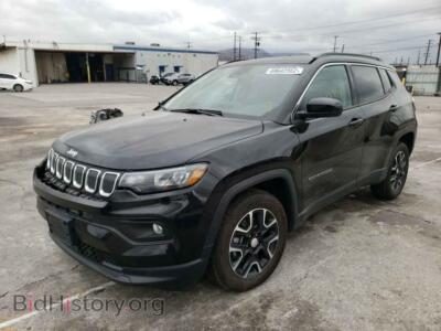 2022 Jeep COMPASS Compass LA, черный — VIN 3C4NJCBB8NT137930, Copart