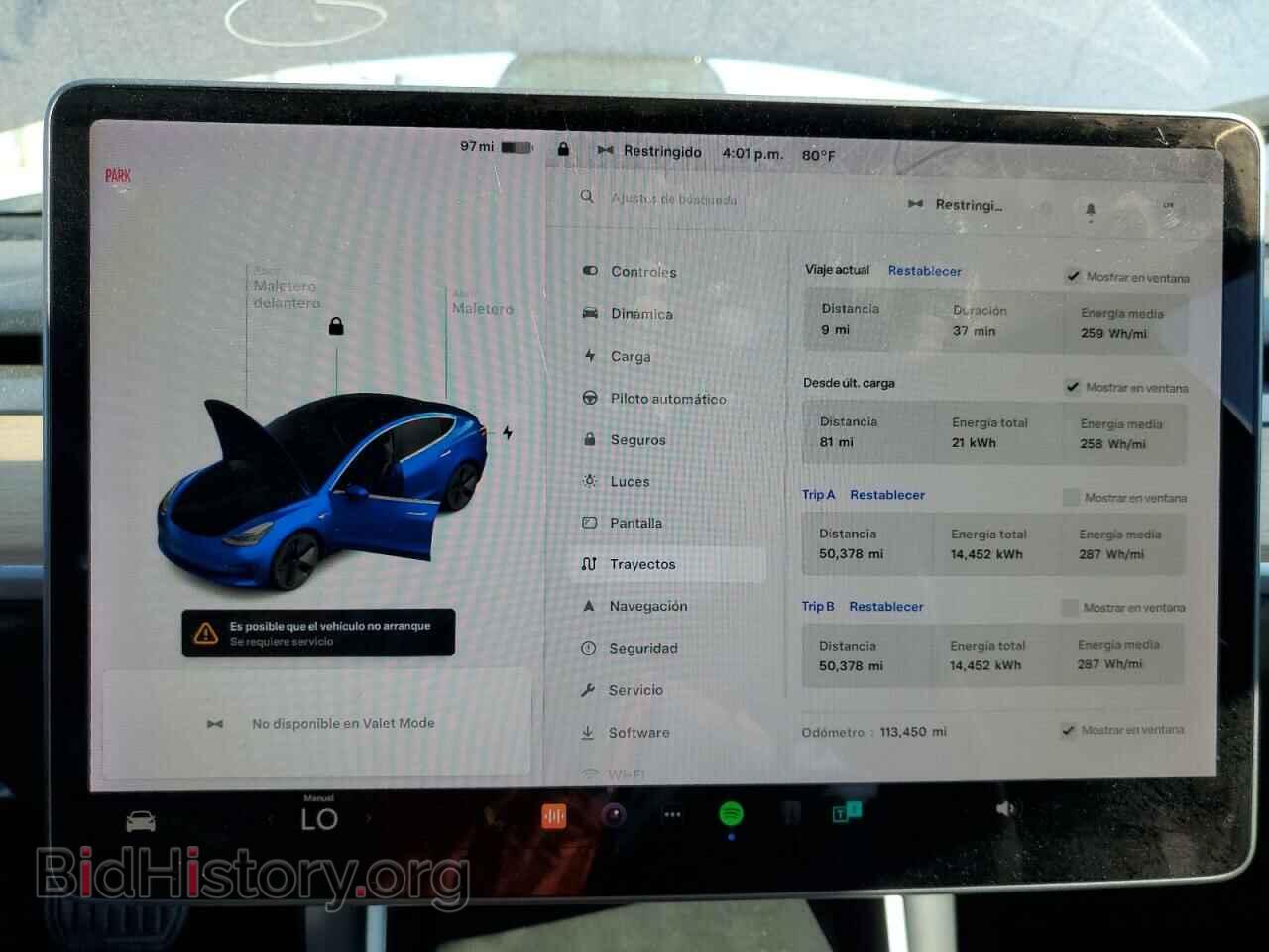 2019 TESLA MODEL 3 - VIN: 5YJ3E1EA5KF309151 - Photo 9
