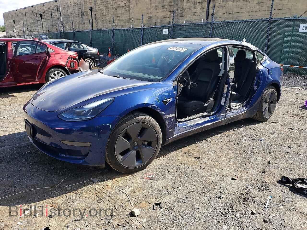 Photo 5YJ3E1EB6MF974152 - TESLA MODEL 3 2021