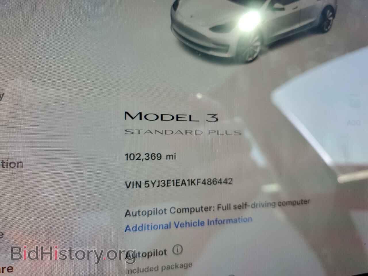2019 TESLA MODEL 3 - VIN: 5YJ3E1EA1KF486442 - Photo 9