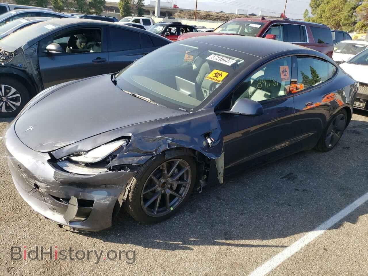 Photo 5YJ3E1EA2MF090894 - TESLA MODEL 3 2021