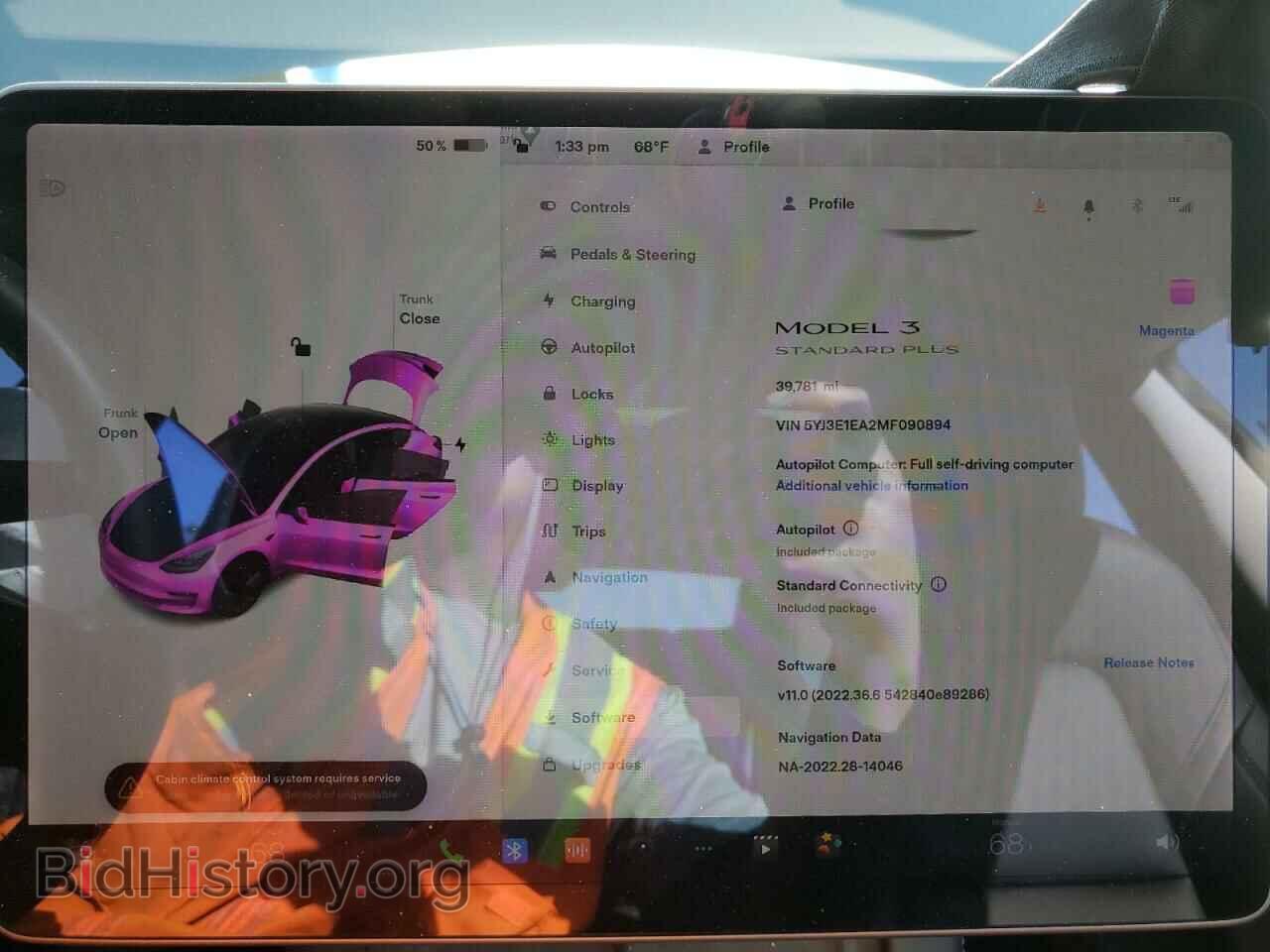 2021 TESLA MODEL 3 - VIN: 5YJ3E1EA2MF090894 - Photo 9