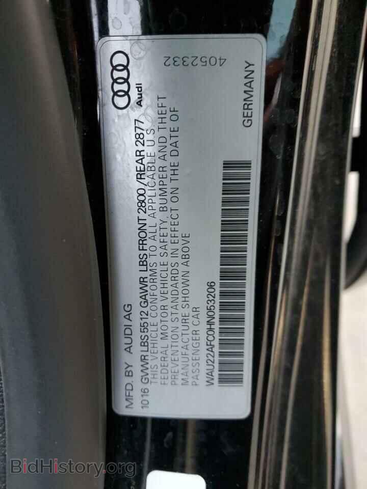 2017 AUDI A7 - VIN: WAU22AFC0HN053206 - Фото 12