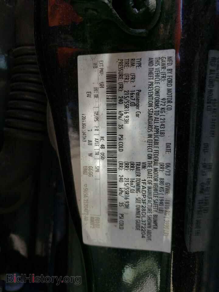 2013 FORD FOCUS - VIN: 1FADP3F28DL372204 - Фото 12