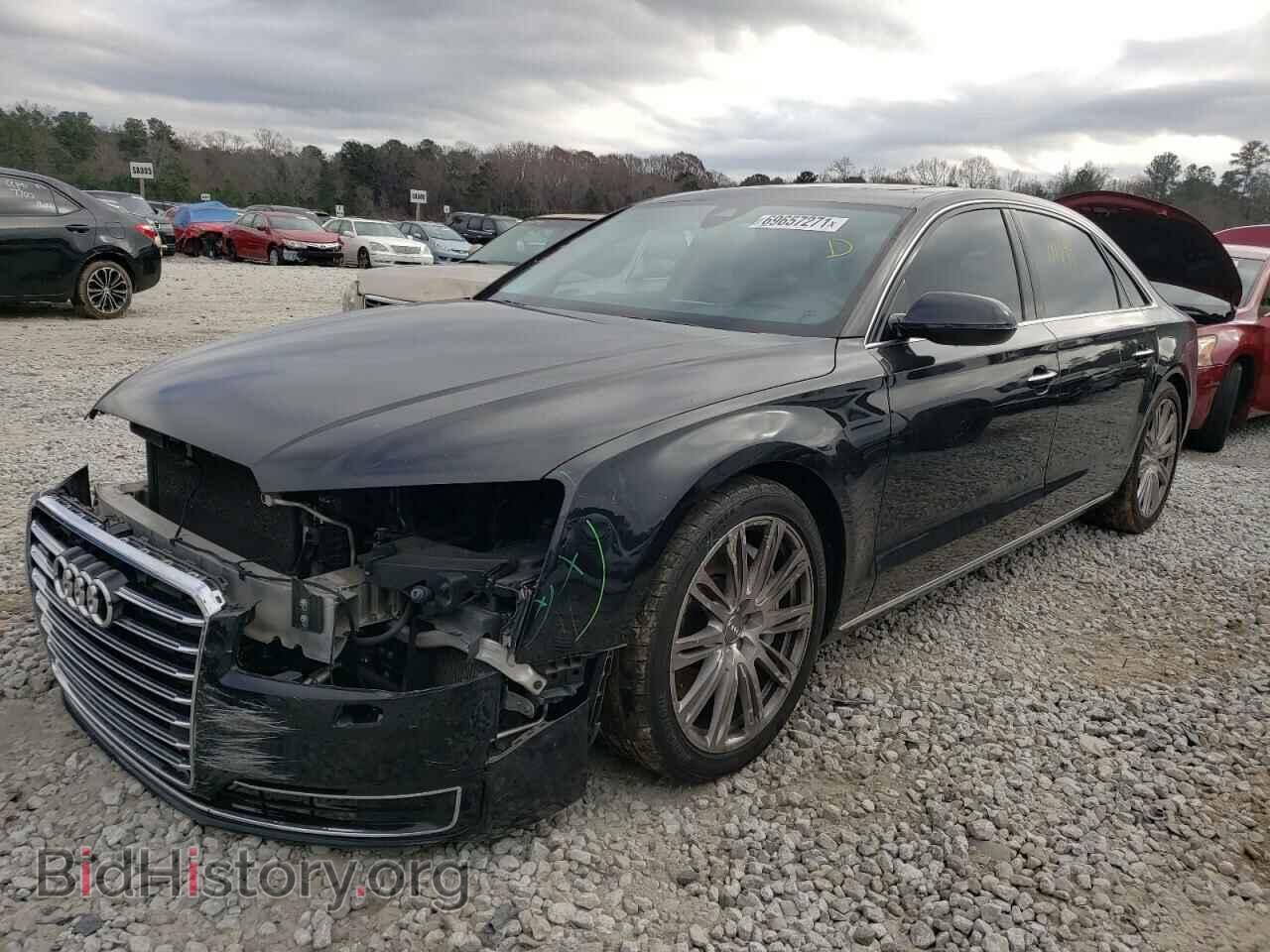 2015 AUDI A8 - VIN: WAU3GAFD7FN018786 - Фото 2