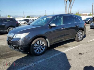 2014 Acura MDX MDX Techno, темно-серый — VIN 5FRYD3H40EB006680, Copart