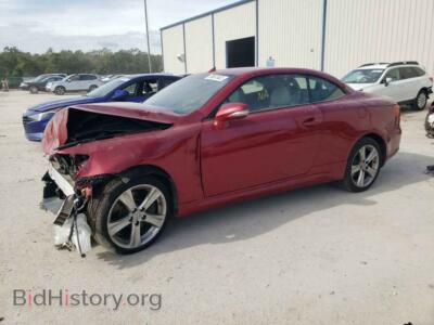2012 Lexus IS IS 350, бордовый — VIN JTHFE2C20C2508867, Copart