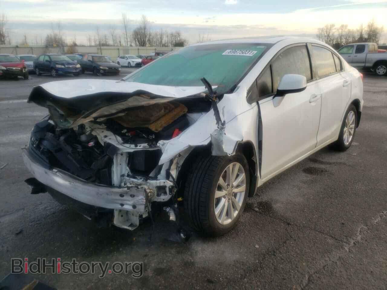 2012 HONDA CIVIC - VIN: 19XFB2F87CE347639 - Фото 2