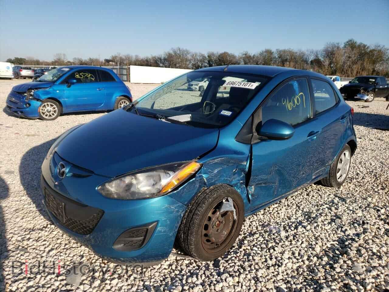 2012 MAZDA 2 - VIN: JM1DE1KY1C0150344 - Фото 2
