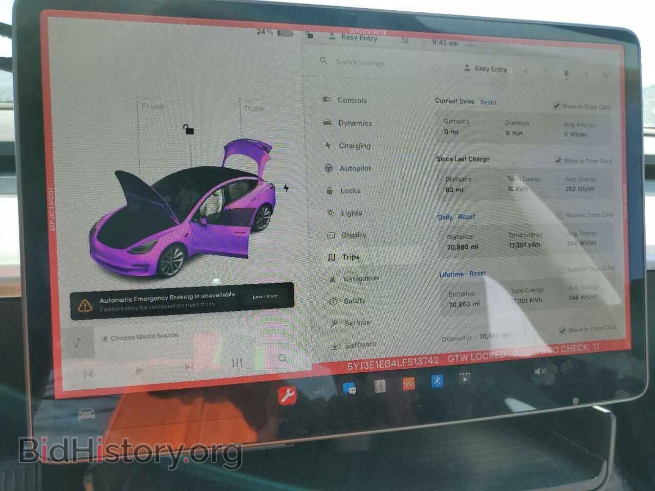 2020 TESLA MODEL 3 - VIN: 5YJ3E1EB4LF513742 - Фото 9