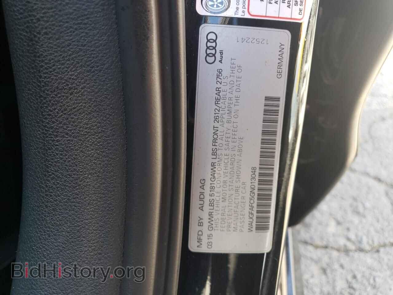 2016 AUDI A6 - VIN: WAUGFAFC5GN013048 - Photo 12