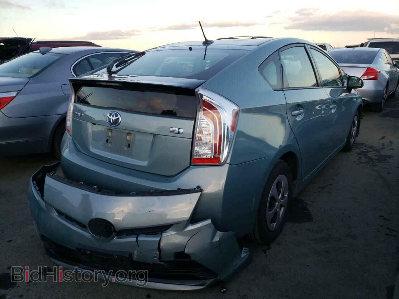 2012 TOYOTA PRIUS - VIN: JTDKN3DU0C5500644 - Фото 4