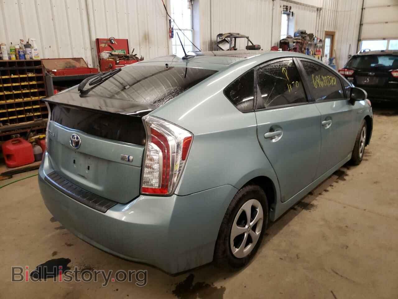 2012 TOYOTA PRIUS - VIN: JTDKN3DU9C1556749 - Фото 3