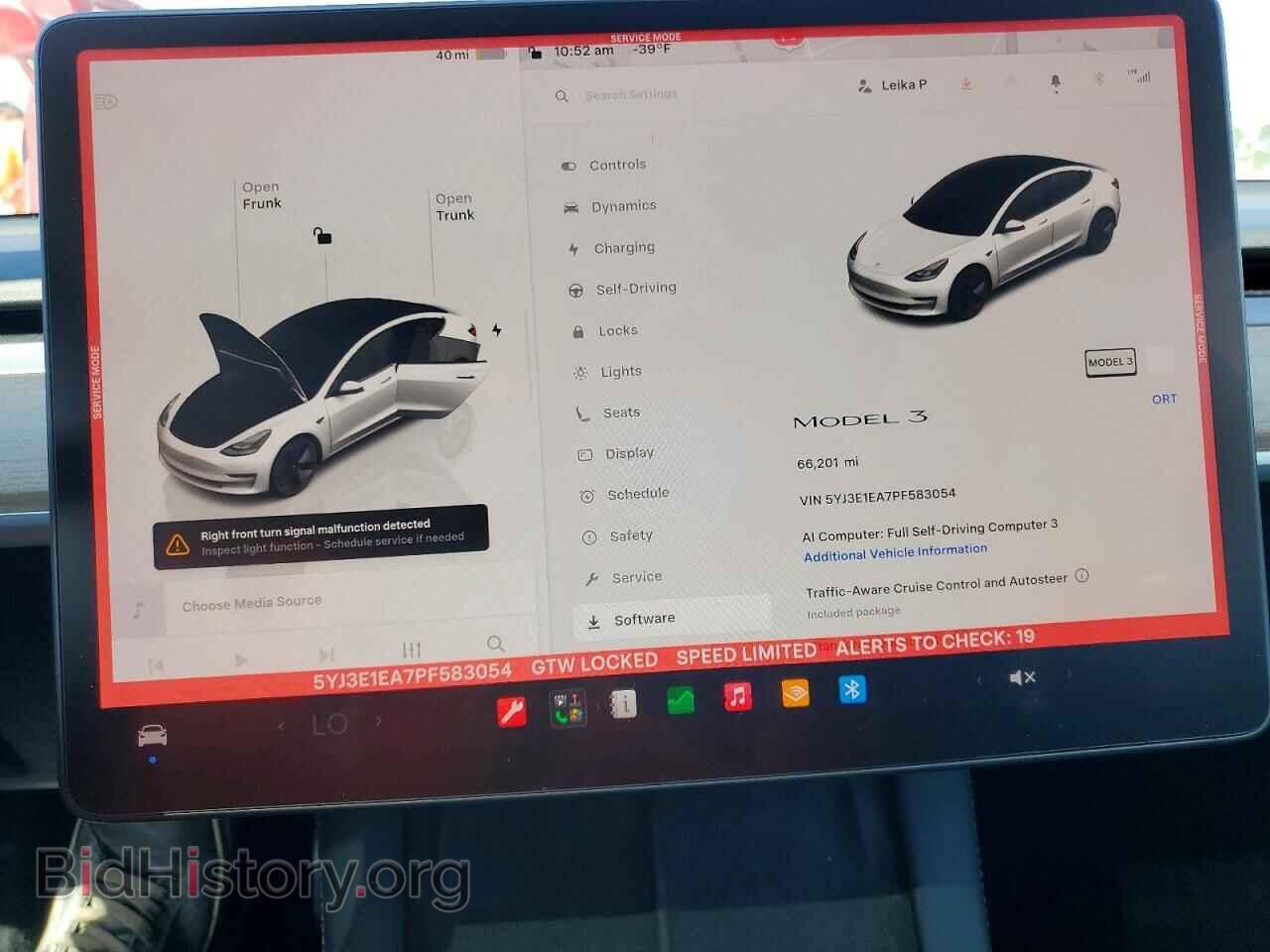 2023 TESLA MODEL 3 - VIN: 5YJ3E1EA7PF583054 - Photo 9