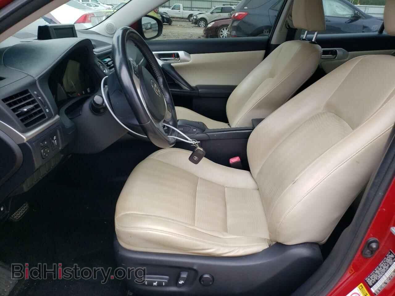 2012 LEXUS CT 200 - VIN: JTHKD5BH4C2115107 - Фото 7