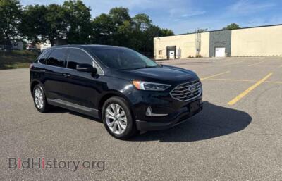 2021 Ford EDGE Titanium, черный — VIN 2FMPK4K95MBA07294, Copart
