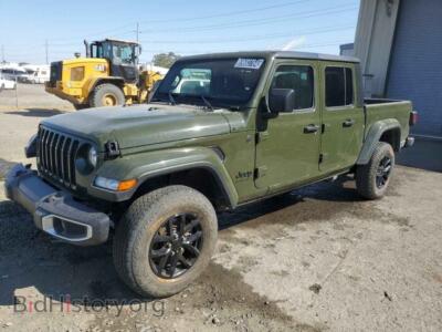 2023 Jeep GLADIATOR Sport, green — VIN 1C6HJTAGXPL506786, Copart
