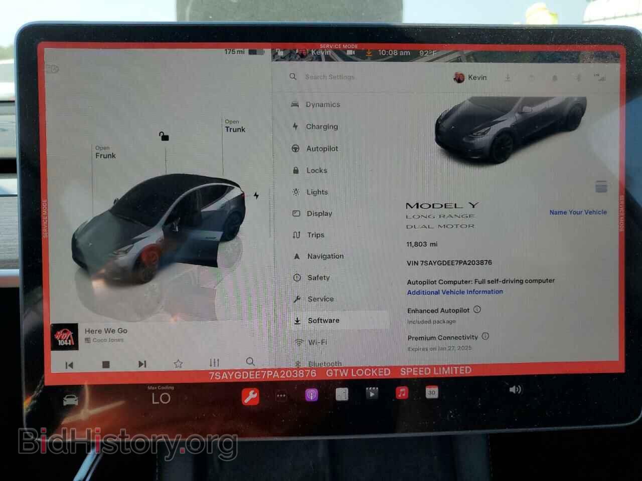 2023 TESLA MODEL Y - VIN: 7SAYGDEE7PA203876 - Photo 9