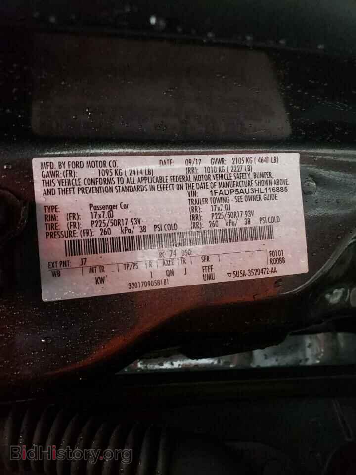 2017 FORD CMAX - VIN: 1FADP5AU3HL116885 - Photo 10