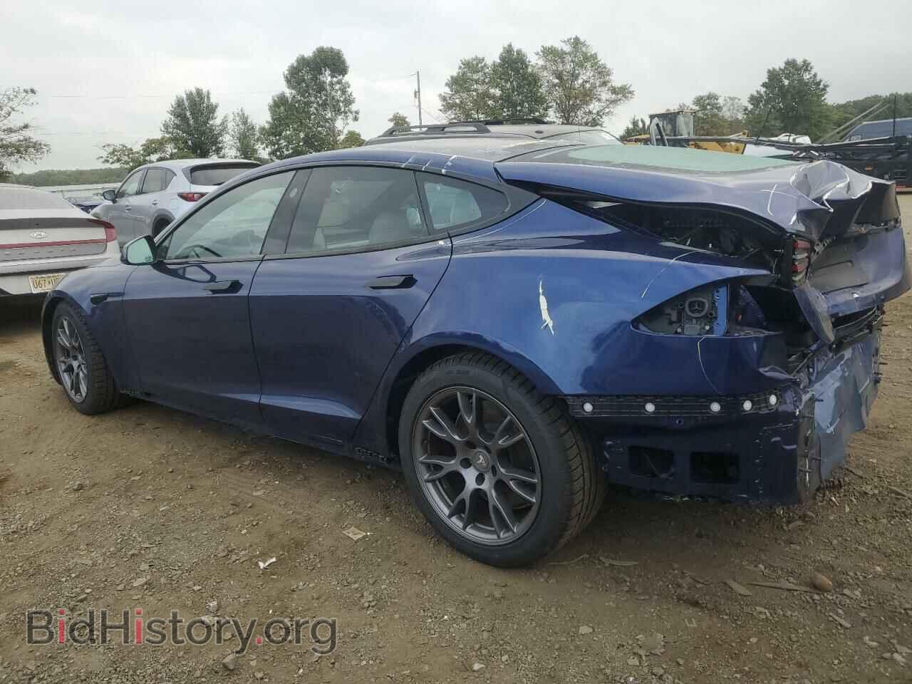 2022 TESLA MODEL S - VIN: 5YJSA1E58NF476151 - Фото 2