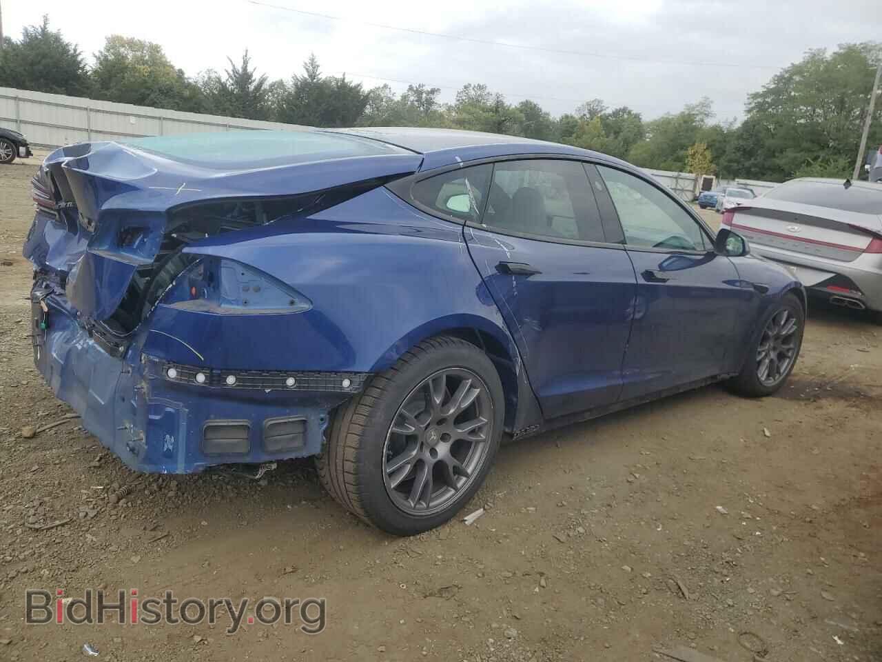 2022 TESLA MODEL S - VIN: 5YJSA1E58NF476151 - Фото 3