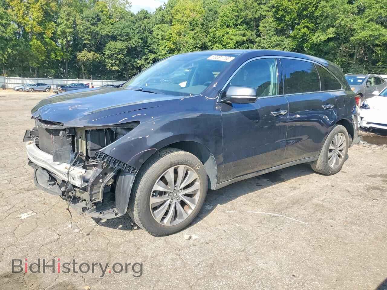 Photo 5FRYD3H42EB008169 - ACURA MDX 2014