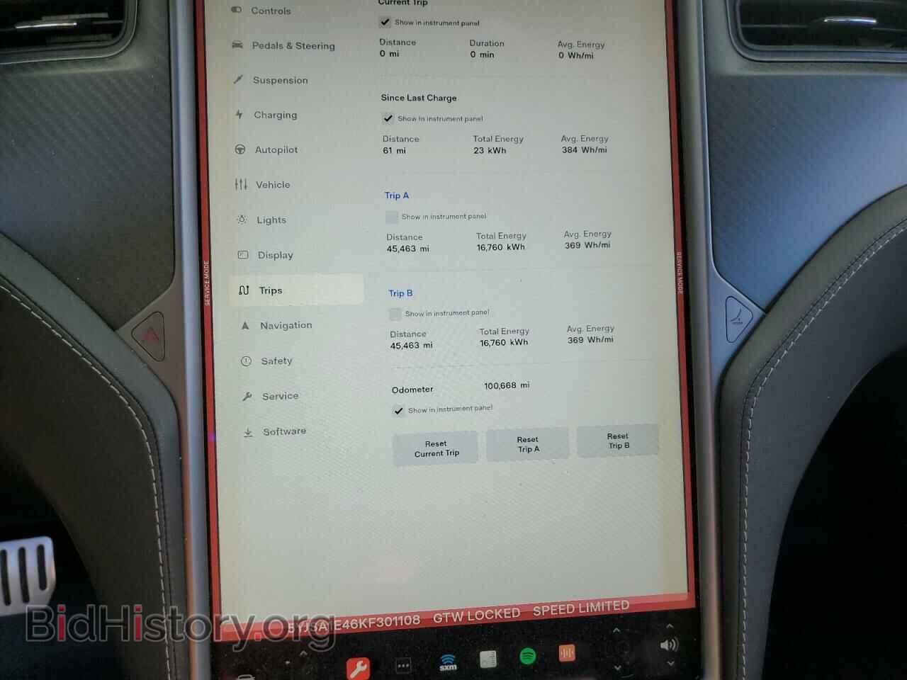 2019 TESLA MODEL S - VIN: 5YJSA1E46KF301108 - Фото 9