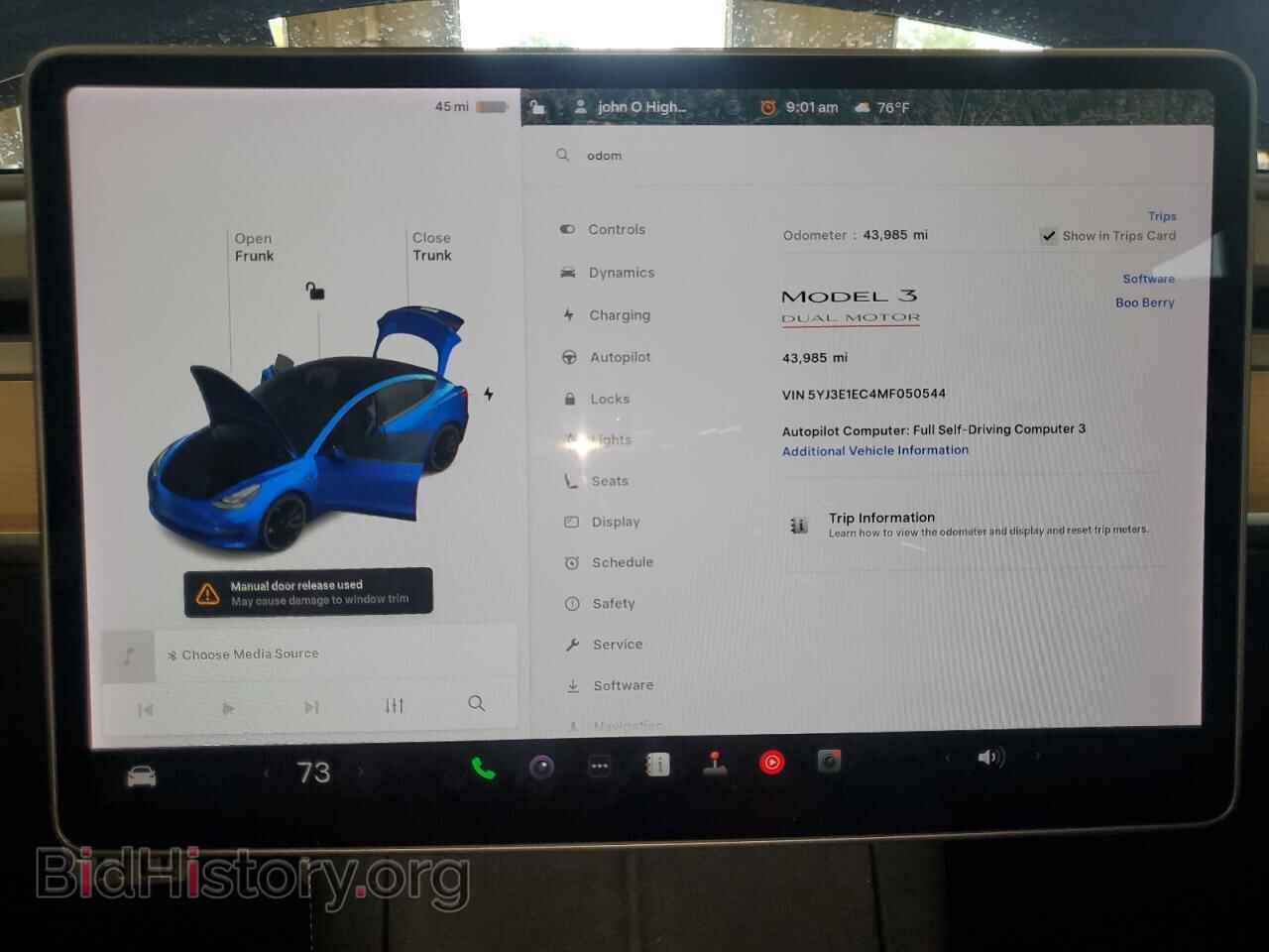 2021 TESLA MODEL 3 - VIN: 5YJ3E1EC4MF050544 - Photo 9
