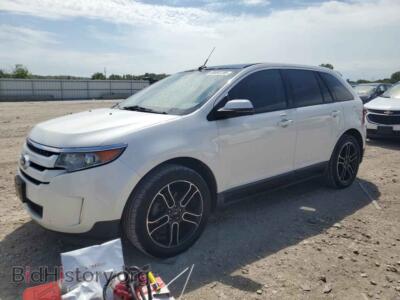 2013 Ford EDGE SEL, белый — VIN 2FMDK3J97DBA09224, Copart