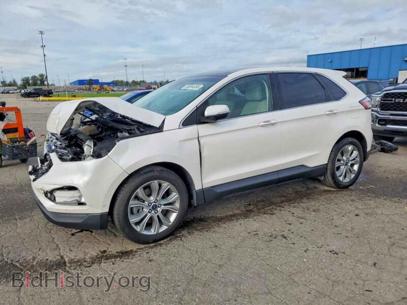 2019 Ford EDGE Titanium (VIN 2FMPK4K91KBC46225) — фото 1 из 16, Copart, повреждение: передняя часть