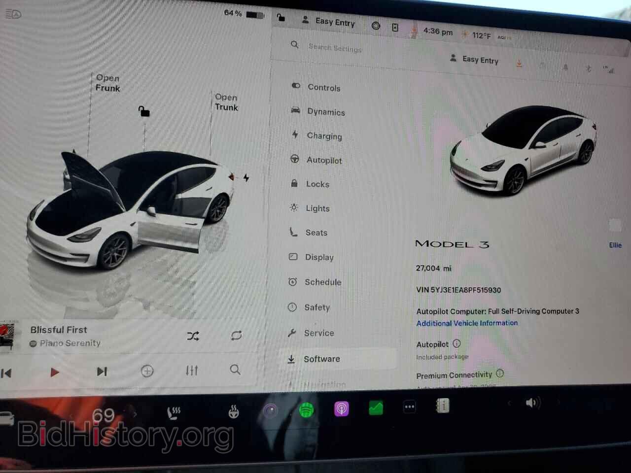 2023 TESLA MODEL 3 - VIN: 5YJ3E1EA8PF515930 - Фото 9