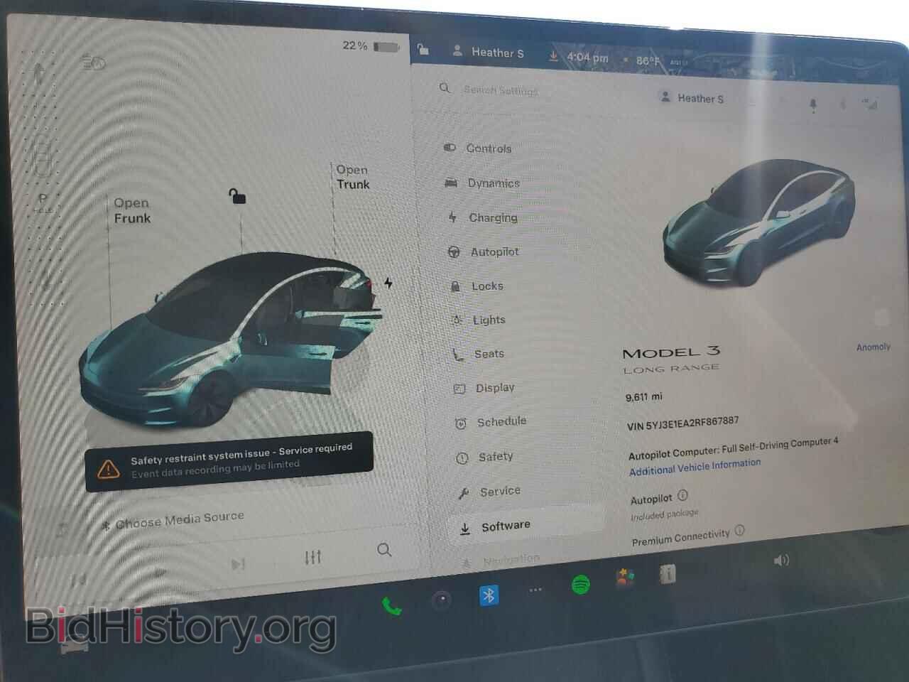 2024 TESLA MODEL 3 - VIN: 5YJ3E1EA2RF867887 - Photo 9