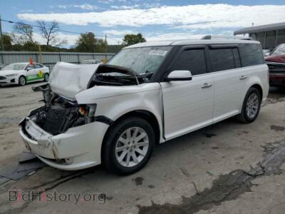 2012 Ford FLEX Flex SEL, white — VIN 2FMGK5CC2CBD06708, Copart