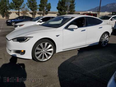2016 Tesla MODEL S, белый — VIN 5YJSA1E1XGF138895, Copart