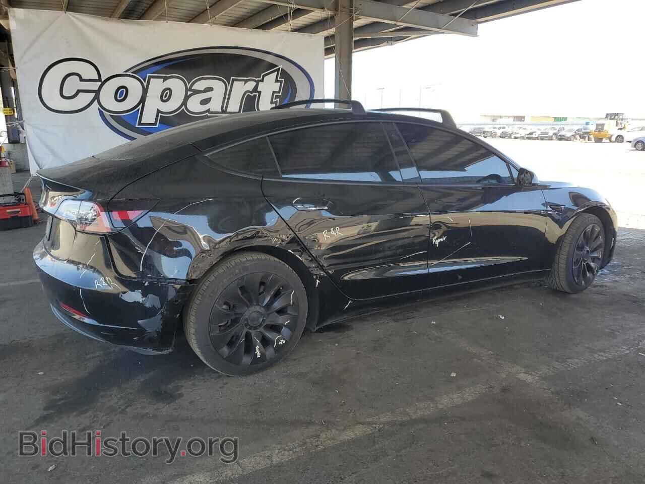 2022 TESLA MODEL 3 - VIN: 5YJ3E1EA1NF370906 - Фото 3