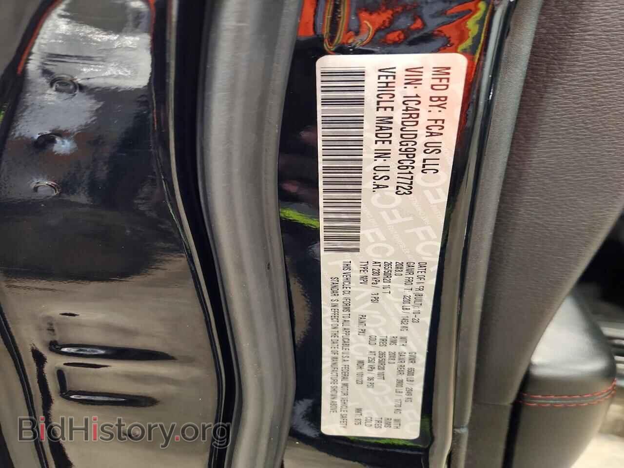 2023 DODGE DURANGO - VIN: 1C4RDJDG9PC617723 - Photo 13