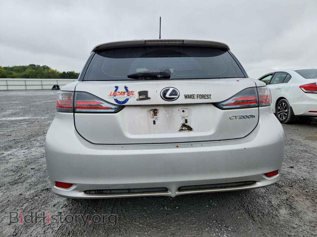 2012 LEXUS CT 200 - VIN: JTHKD5BH1C2091820 - Фото 6
