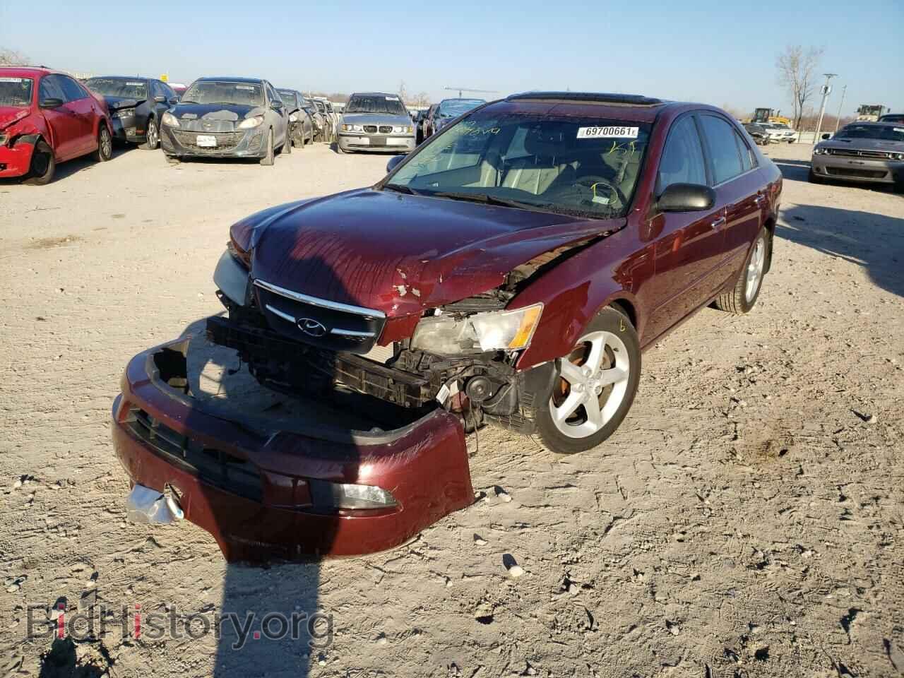 2007 HYUNDAI SONATA - VIN: 5NPEU46F17H204879 - Фото 2