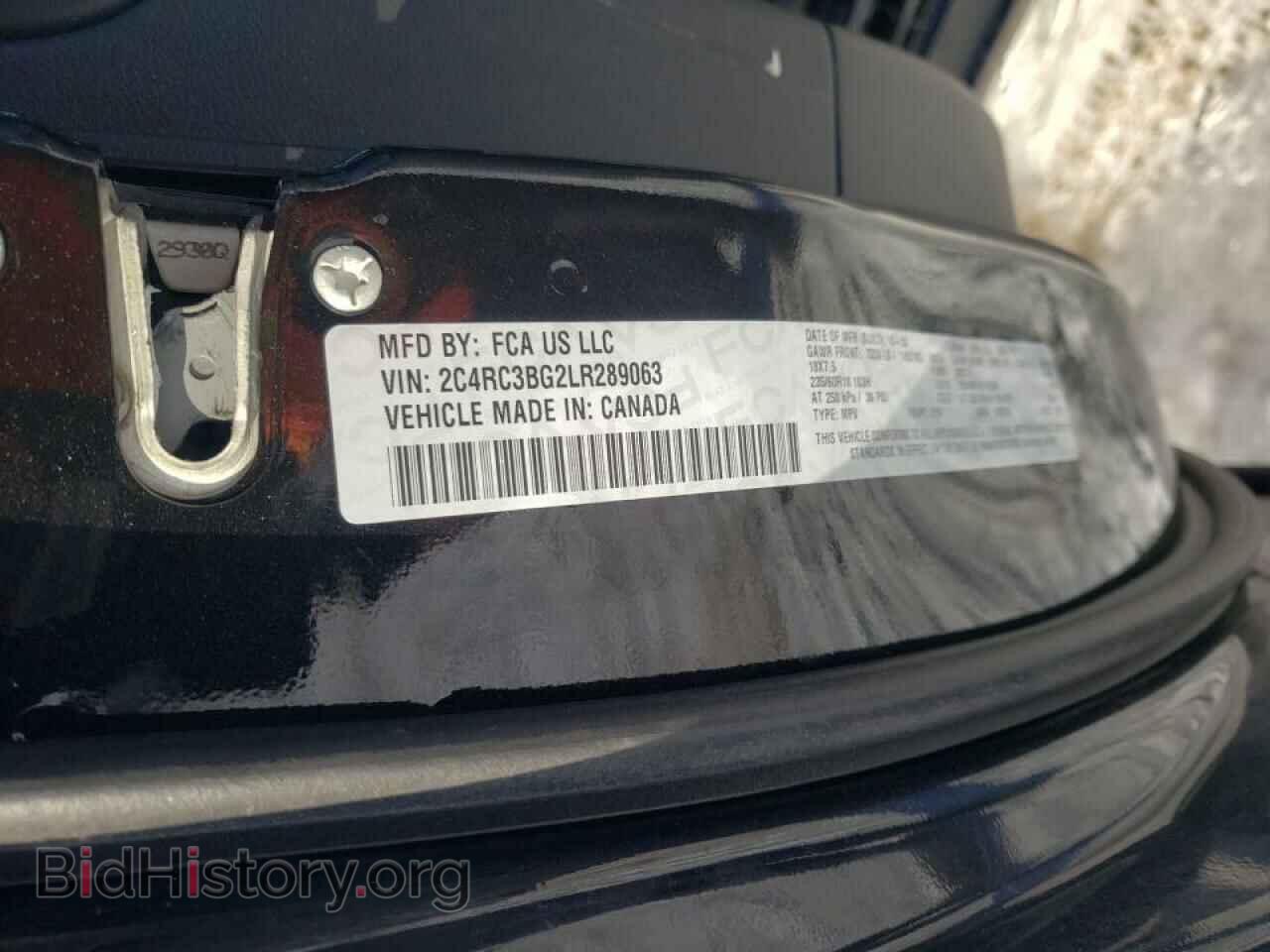 2020 CHRYSLER PACIFICA - VIN: 2C4RC3BG2LR289063 - Фото 10