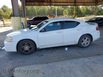 2014 Dodge AVENGER SE, белый — VIN 1C3CDZAG0EN233117, Copart