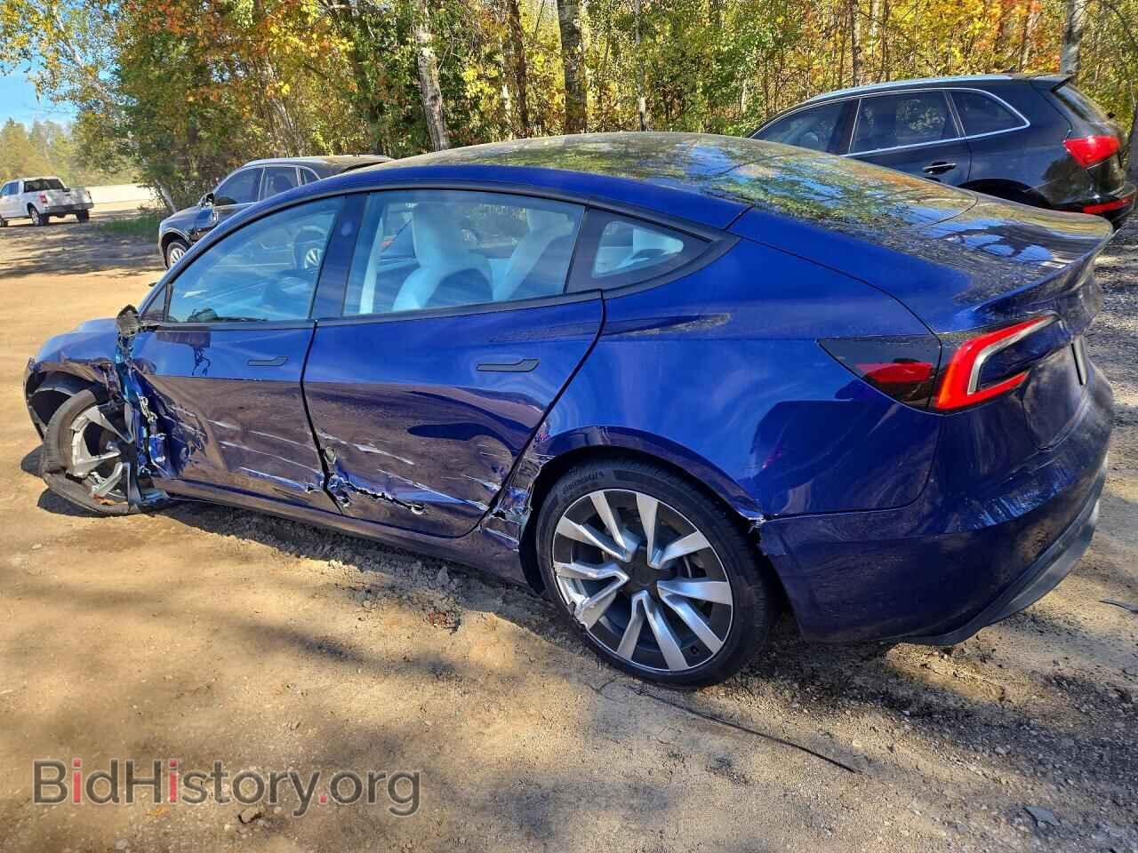2024 TESLA MODEL 3 - VIN: LRW3E7EB8RC246210 - Фото 2