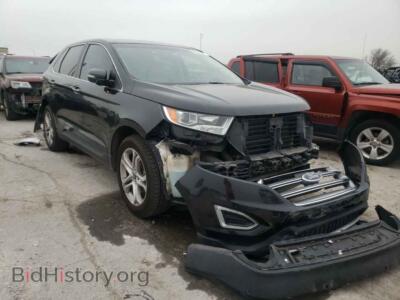 2015 Ford EDGE Edge Titan, black — VIN 2FMTK3K9XFBB35574, Copart