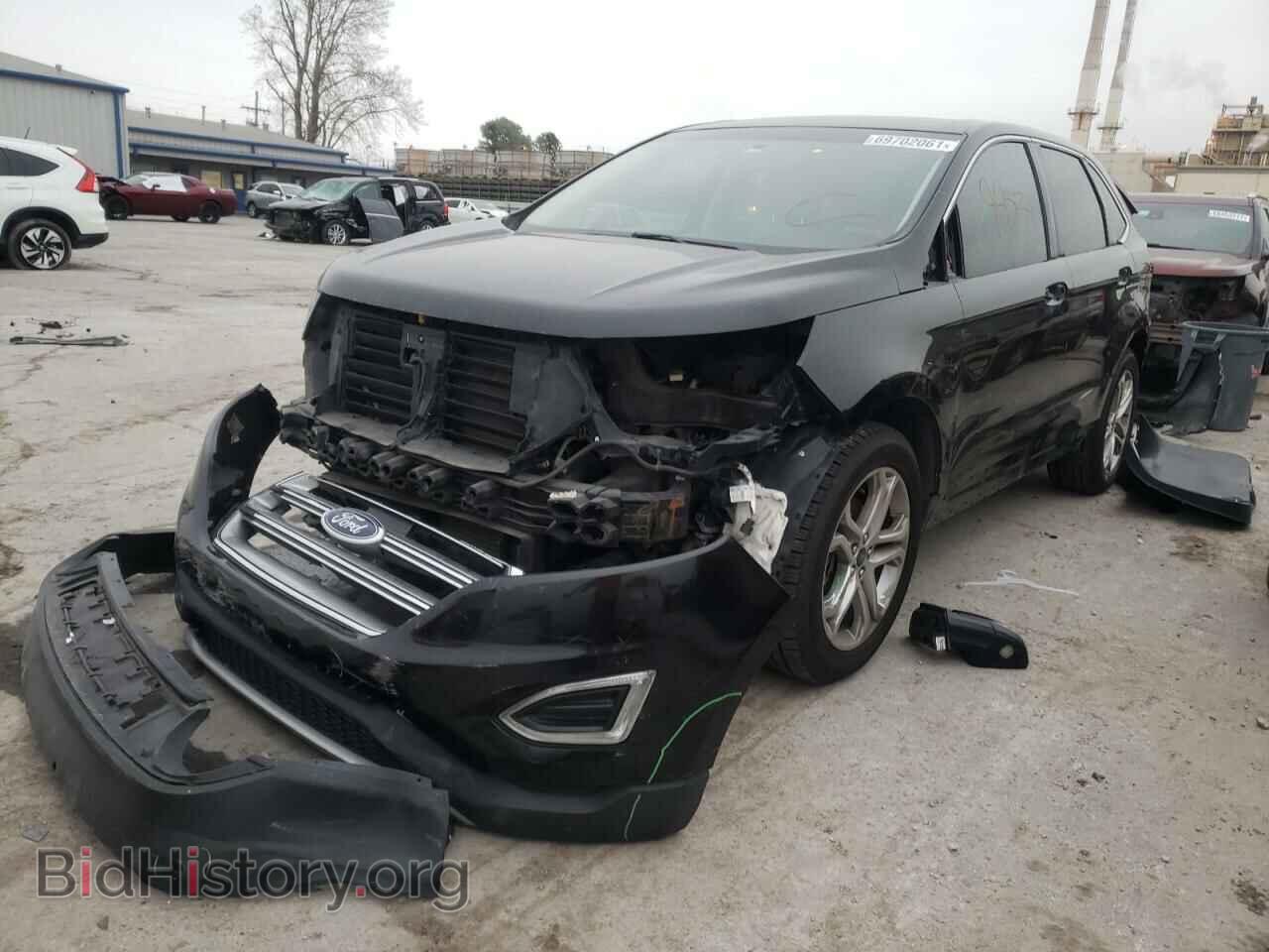2015 FORD EDGE - VIN: 2FMTK3K9XFBB35574 - Фото 2