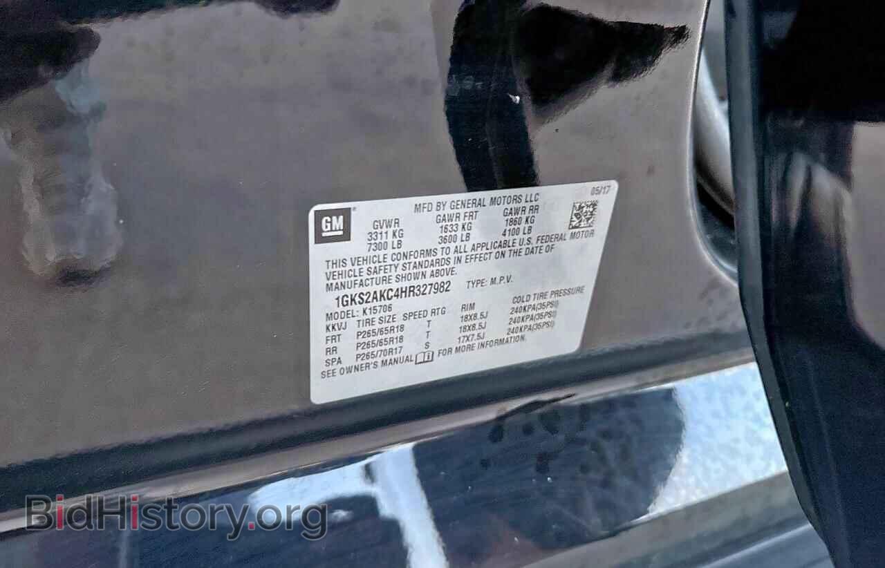 2017 GMC YUKON - VIN: 1GKS2AKC4HR327982 - Фото 10