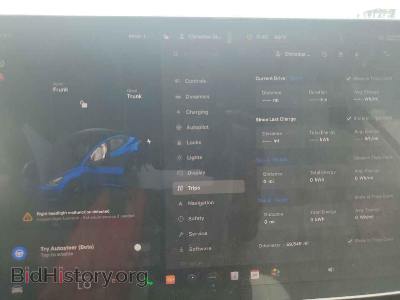 2022 TESLA MODEL 3 - VIN: 5YJ3E1EB9NF263658 - Photo 9