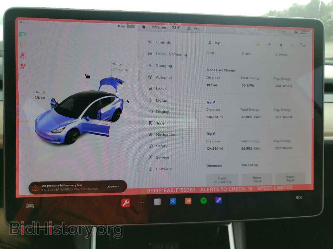 2018 TESLA MODEL 3 - VIN: 5YJ3E1EA6JF152387 - Photo 9